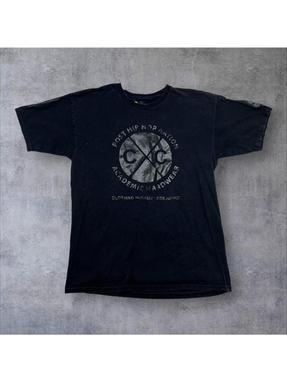 Vintage Y2K Post Hip-Hop Nation Academy Awards Clothing Without Prejudice Tee L